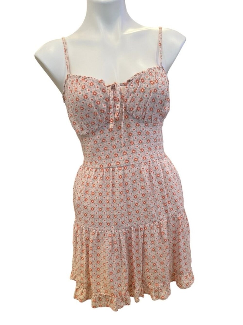 Hollister Dress Small Summer Sundress Floral Whimsycore Fairycore Cottagecore 3E
